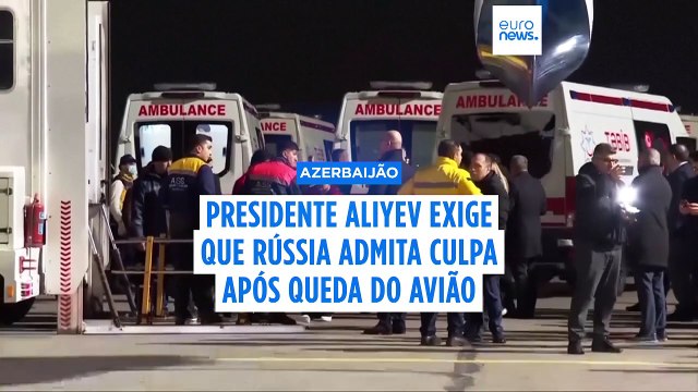 Azerbaijão: Baku exige que Rússia admita a culpa, puna os autores e pague uma indemnização