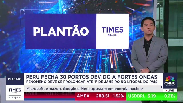 Peru fecha 30 portos devido a fortes ondas | PLANTÃO TIMES BRASIL