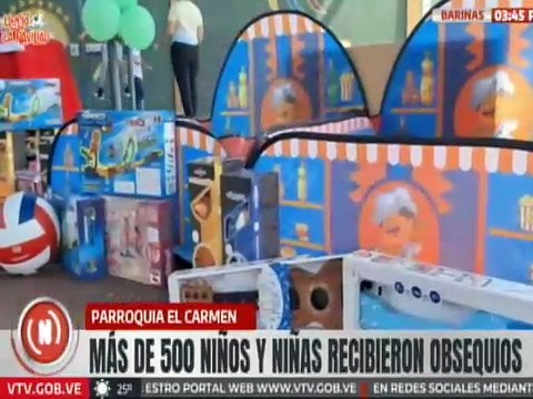 Barinas | Niños y niñas de la parroquia El Carmen disfrutaron de actividades recreativas