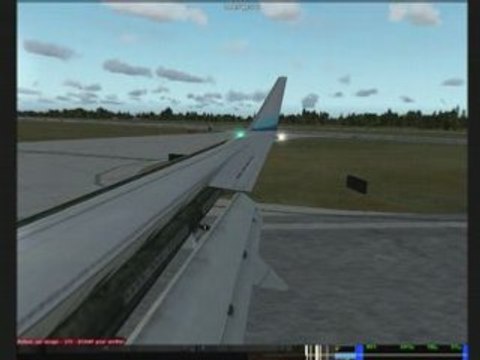 Landing fsx boeing 737-800 at brussels