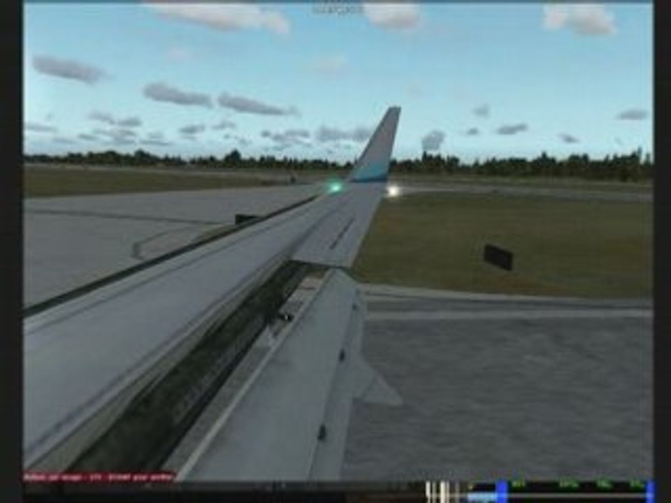 Landing fsx boeing 737-800 at brussels