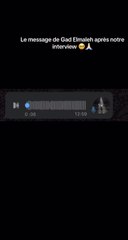 Le vocal de Gad Elmaleh après notre interview 🥹🏻