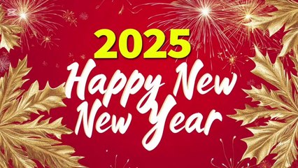 Best Happy New Year Music 2025 🎁 Happy New Year 2025 🎉 Beautiful New Year's Eve Ambience 2025