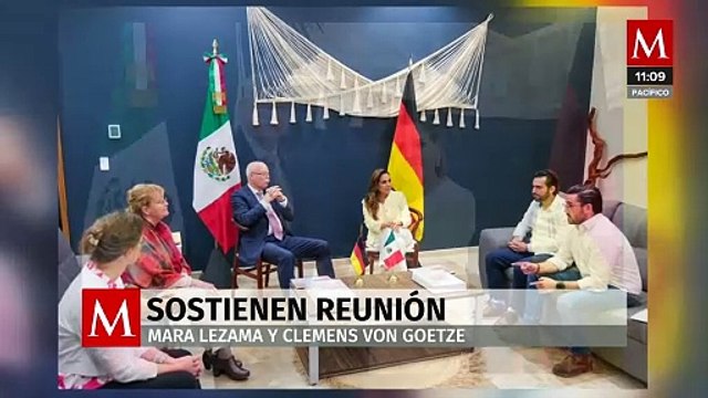 Gobernadora de Quintana Roo se reúne con el embajador de Alemania para fortalecer cooperación