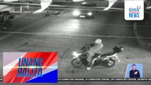 Rider at backrider, tumilapon matapos makabanggaan ang kotse sa Don P. Campos Ave. | Unang Balita