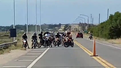 Desbaratan evento de picadas de moto en Punta Alta