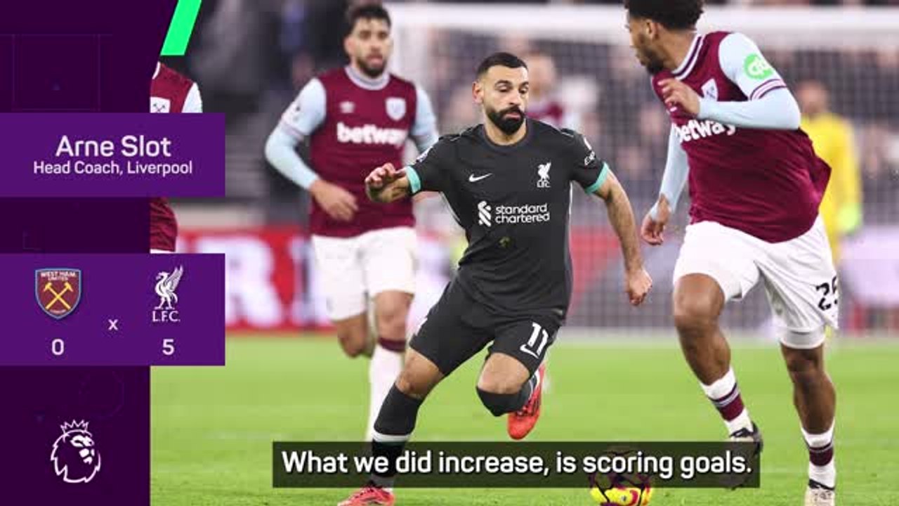 Liverpool should have won by more than five - Slot