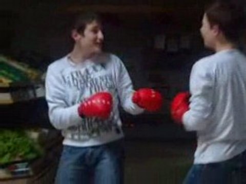 video de box avec mon couzin