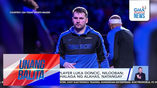 Bahay ni NBA player Luka Doncic, nilooban; mahigit P1.7-M halaga ng alahas, natangay | Unang Balita