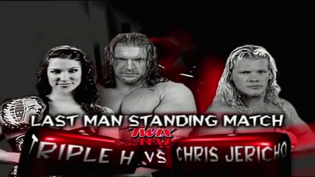 Triple H w/ Stephanie McMahon-Helmsley vs Chris Jericho Last Man Standing Fully Loaded 2000 23/7/00