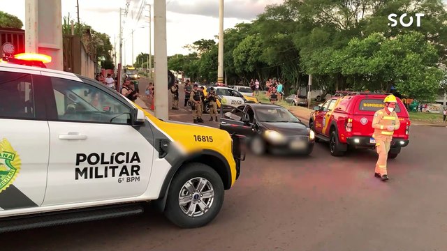Homem de 35 anos é morto a tiros dentro de automóvel no Bairro Brasmadeira em Cascavel