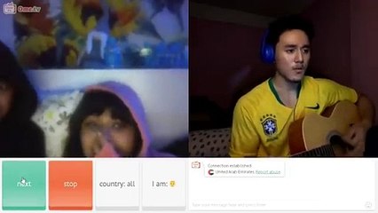 🇳🇵//🇮🇳 SINGING ( ED SHEERAN ) SONGS ON OMEGLE.. || ( PHOTOGRAPH & SUPERMARKET FLOWERS )