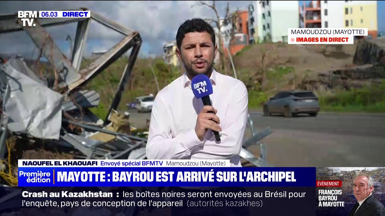 François Bayrou est arrivé ce lundi matin à Mayotte, un déplacement tourné vers des "solutions concrètes"