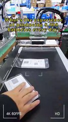 What's the experience of producing 8,000 batteries every day?