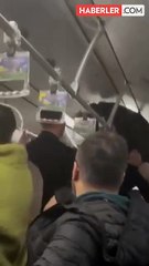 Metrobüste yumruklu boş koltuk kavgası