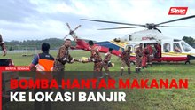 Bomba hantar bekalan makanan ke lokasi terputus hubungan