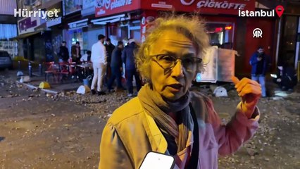 Kadıköy'de ana su şebekesinde patlama: 5 katlı bina tahliye edildi