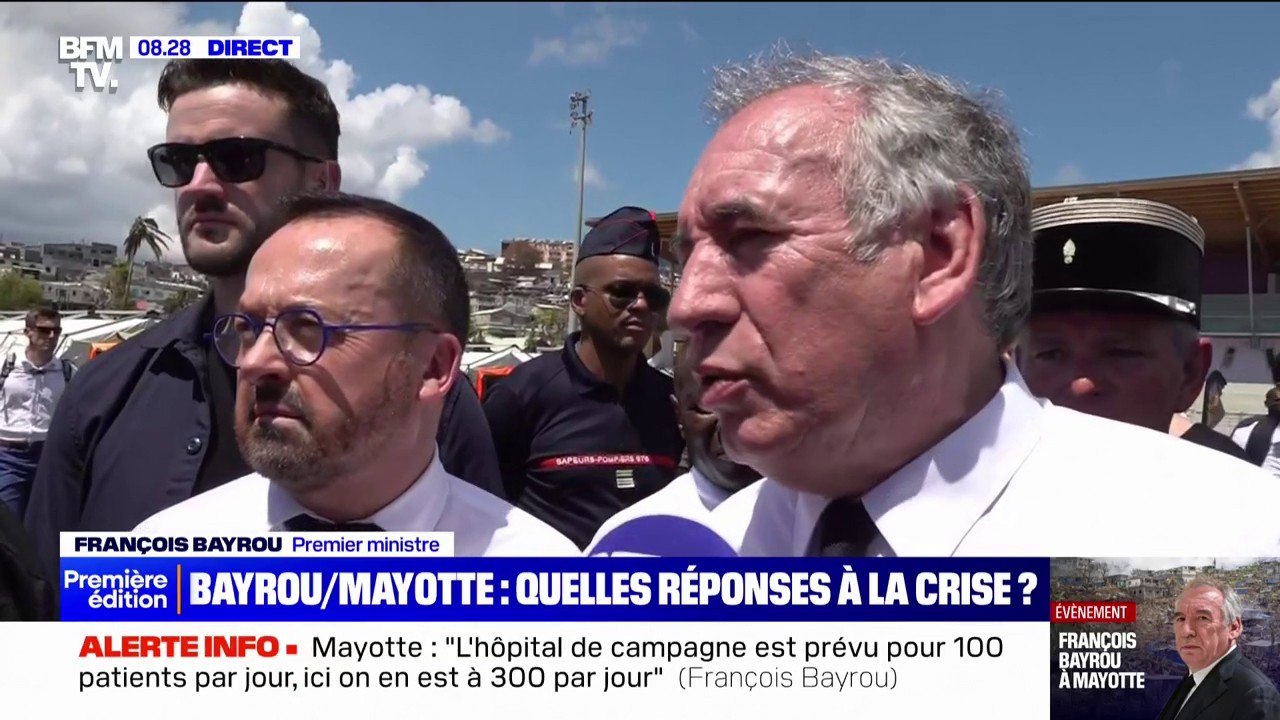 Mayotte: François Bayrou appelle à une "grande prudence" sur le bilan humain du cyclone