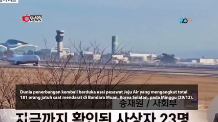 Pesawat Jeju Air di Korea Selatan Mengalami Kecelakaan