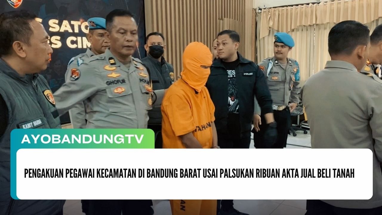 Pengakuan Pegawai Kecamatan di Bandung Barat usai Palsukan Ribuan Akta Jual Beli Tanah