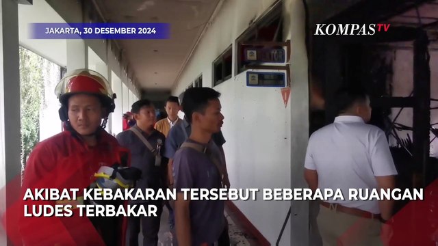 Penampakan Gedung Rektorat UIN Jakarta Kebakaran, Ruangan Hangus Terbakar