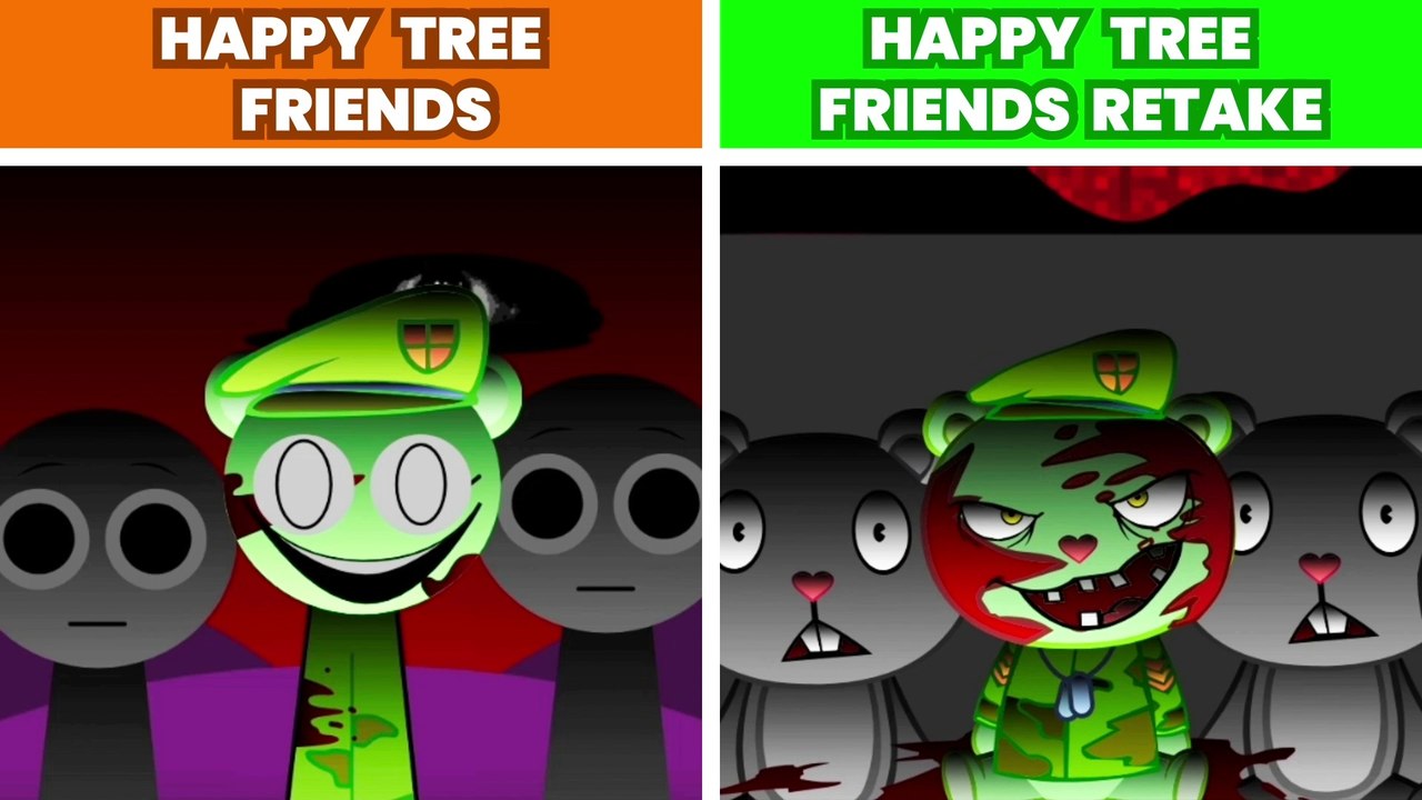 Incredibox Sprunki Happy Tree Friends VS Happy Tree Friends Retake ...
