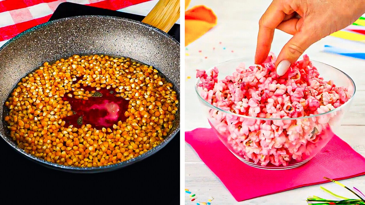 Rainbow POPCORN Recipes You Never Knew Existed!
