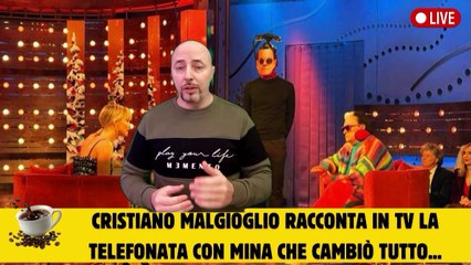Cristiano Malgioglio racconta in TV la telefonata con Mina che cambiò tutto...