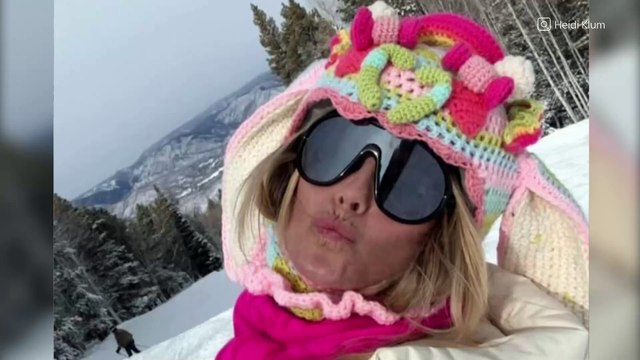 Heidi Klum non teme il freddo: la top in lingerie ad Aspen con Tom Kaulitz