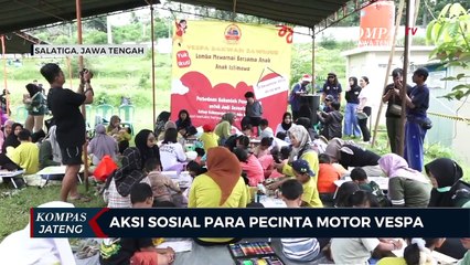 Aksi Sosial Para Pecinta Motor Vespa
