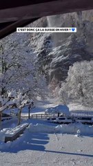C'est donc ça la Suisse en hiver ? ❄️