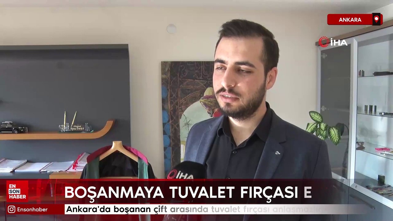 Ankara'da boşanan çift arasında tuvalet fırçası anlaşmazlığı