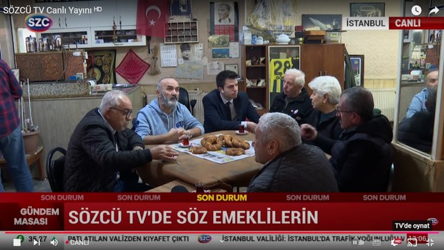 Emekli Masası SÖZCÜ TV'de; 'Maaş beklentim yok, seçim istiyorum'