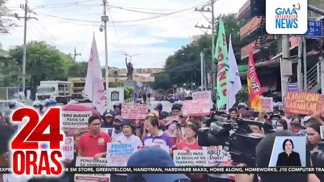 Ilang grupo, nagkilos-protesta para kondenahin ang 2025 General Appropriations Act | 24 Oras