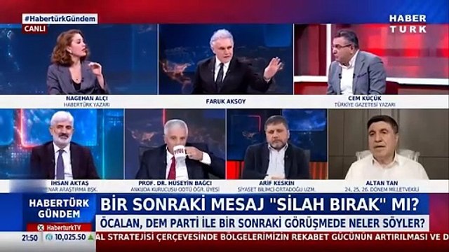 Canlı yayında 'İmralı' tartışması: Nagehan Alçı ve Cem Küçük birbirine girdi