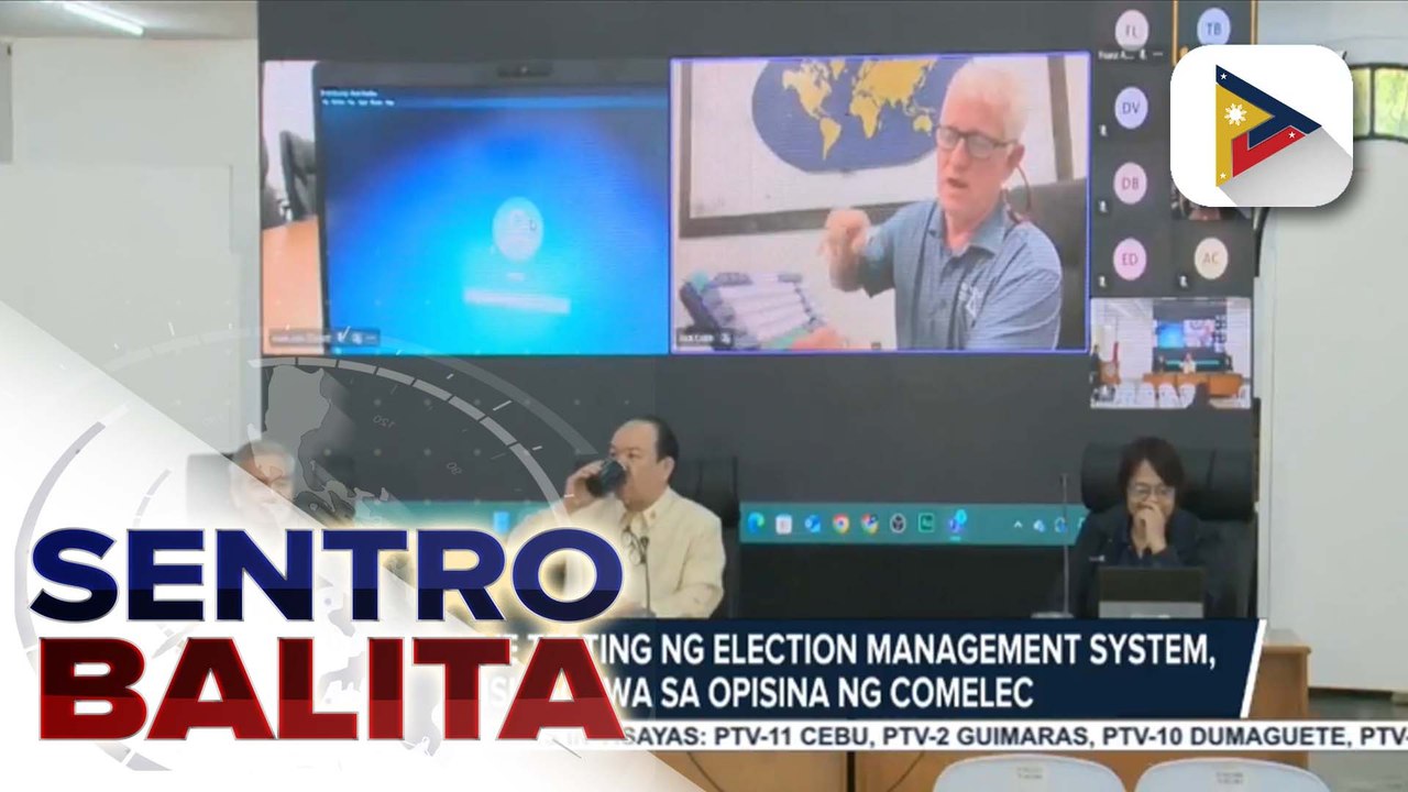 Ikalawang live testing ng election management system, isinagawa ng Comelec  ngayong araw; naturang test, layong tiyakin ang integridad, accuracy, at seguridad ng automated election system