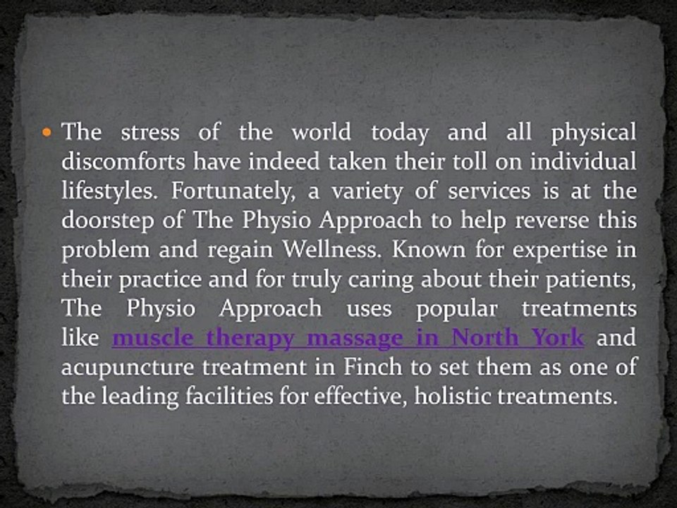 Expert Pain and Holistic Care in North York and Finch