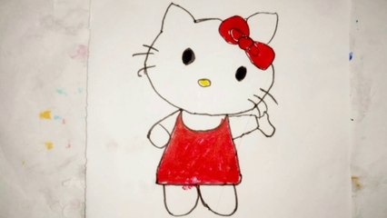 How to draw Hello Kitty