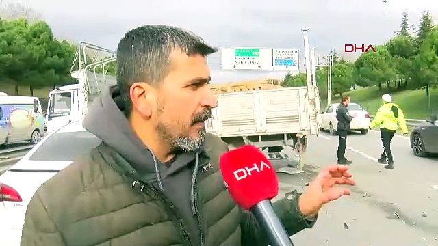 TEM'de zincirleme kaza: Yaralılar var