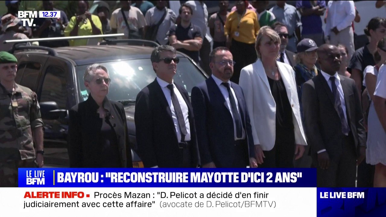 Cyclone Chido: François Bayrou maintient l'"objectif" de reconstruire Mayotte en deux ans