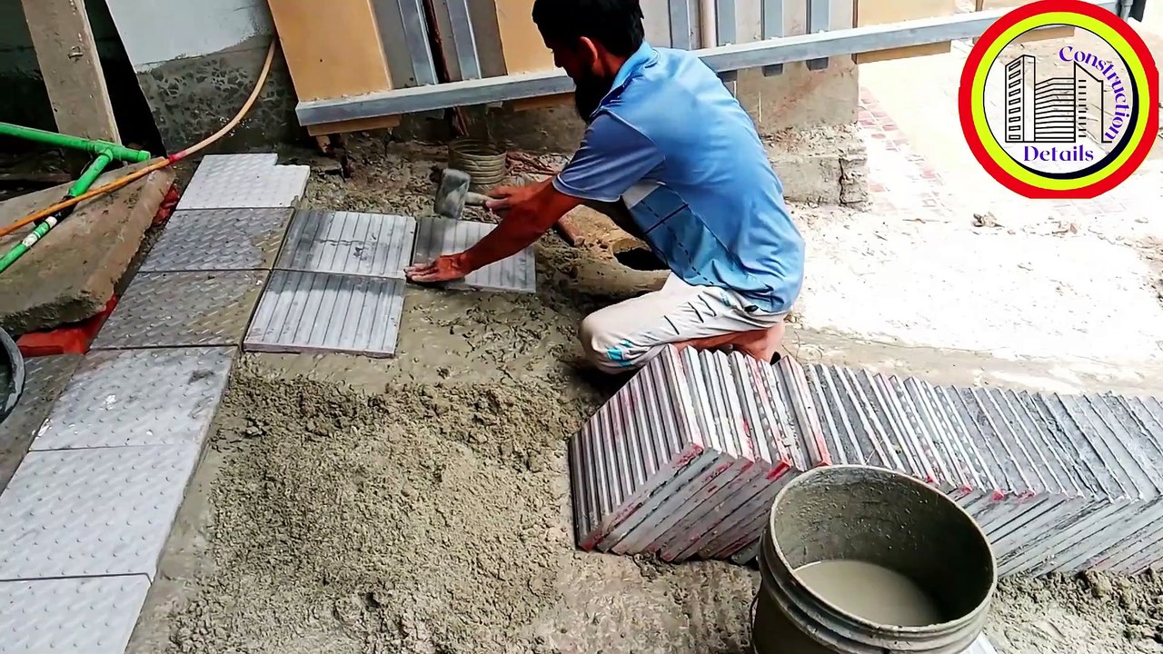 parking tiles calculation | pavement tiles | ramp tiles | parking tiles | tiles hisab