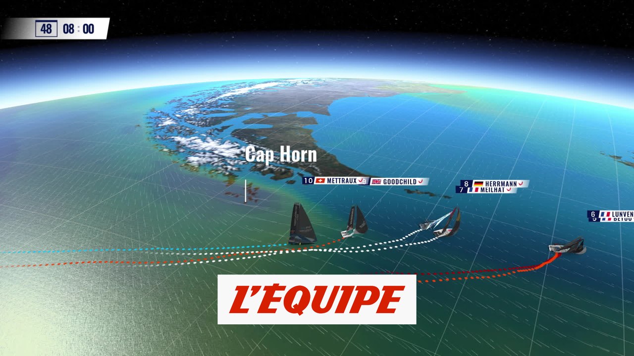 La cartographie du 29 décembre - Voile - Vendée Globe
