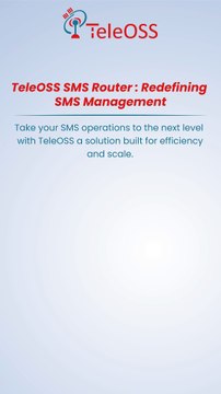 SMS Routing Software and SMS Router Solutions TeleOSS