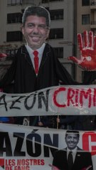 Tercera manifestación en Valencia contra el presidente Carlos Mazón