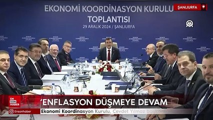 Ekonomi Koordinasyon Kurulu, Cevdet Yılmaz başkanlığında Şanlıurfa'da toplandı