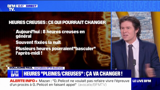 Électricité: des plages d'heures creuses instaurées l'après-midi en 2025