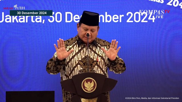 Presiden Prabowo Wanti-wanti Pejabat: Rakyat Indonesia Sekarang Tidak Bodoh!