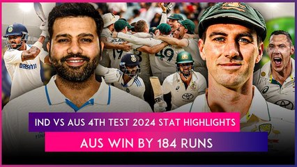 IND vs AUS 4th Test 2024 Stat Highlights: Australia Edge Past India In Thrilling Encounter