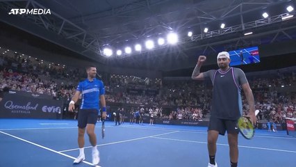 Djokovic y Kyrgios se lo pasan en grande en Brisbane