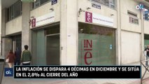 La inflación se dispara 4 décimas en diciembre y se sitúa en el 2,8% al cierre del año